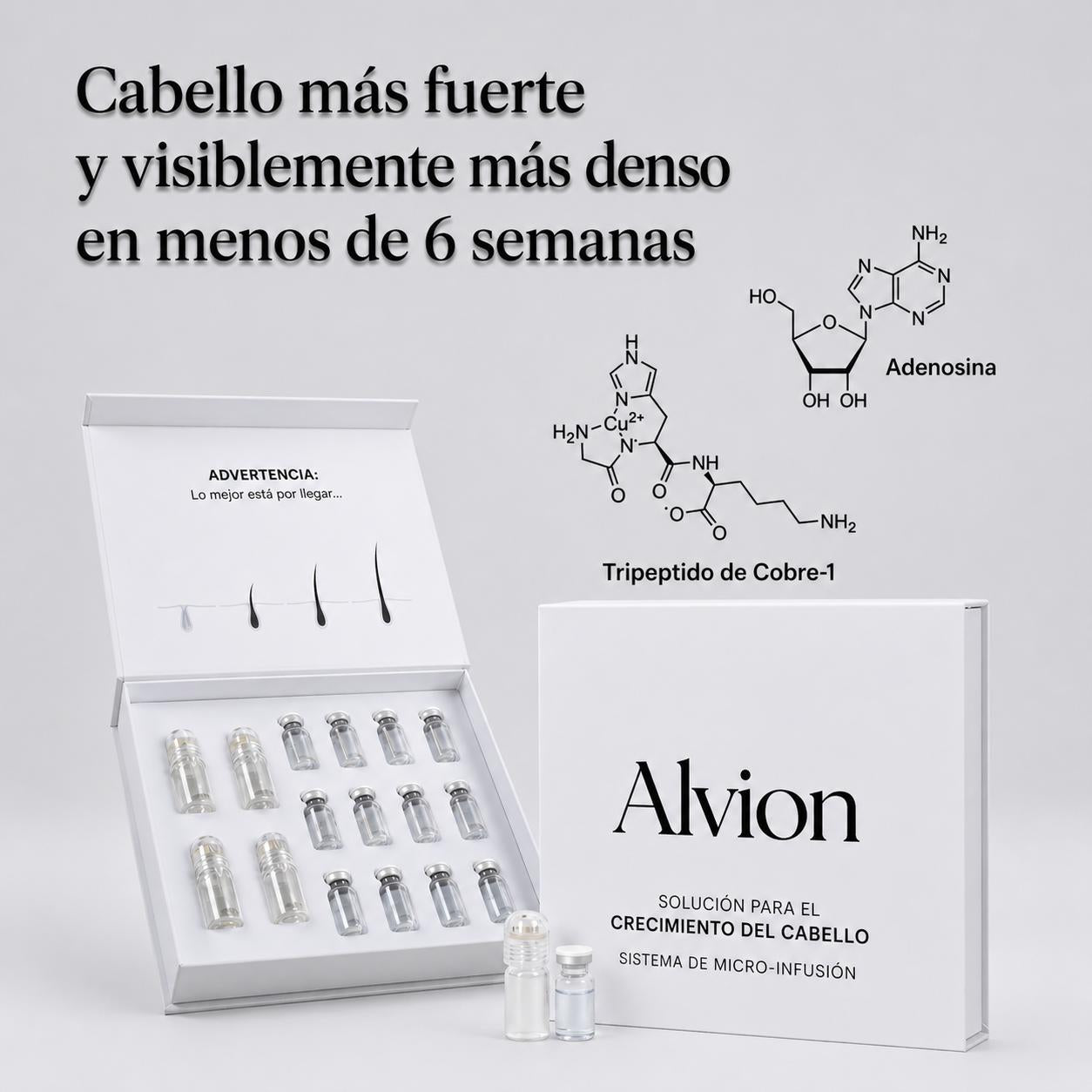 ¿Pierdes cabello cada día? Este sistema lo detiene en semanas — sin Minoxidil